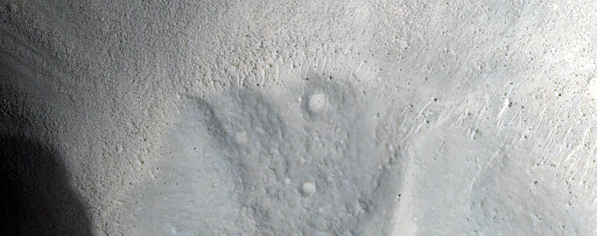 Crater with Steep Slopes
