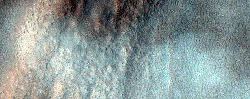 Surface of Debris Apron in Deuteronilus Mensae