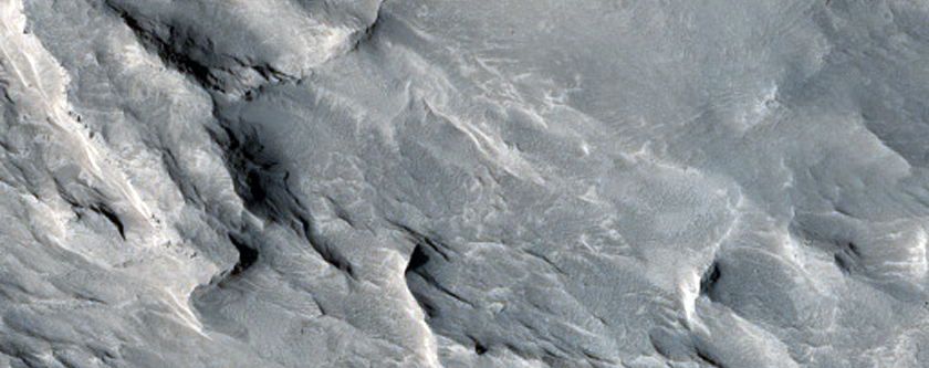 Layers in Aeolis Mensae Region
