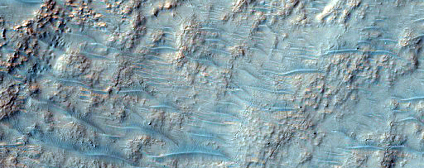 Mid-Latitude Crater
