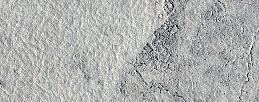 Inter-Plate Trough in Cerberus Palus
