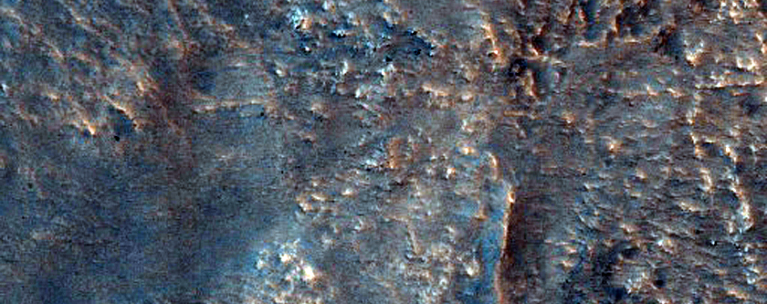Ridge Exposing Bedrock
