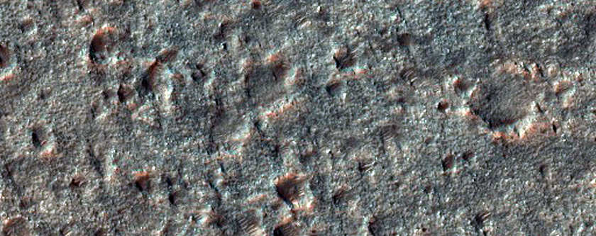 Rocky Unit Northwest of Hellas Planitia

