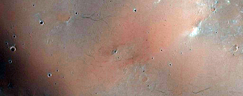 Crater Rim in Meridiani Planum
