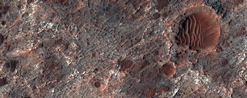 Putative Chloride Deposit in Ladon Valles Basin
