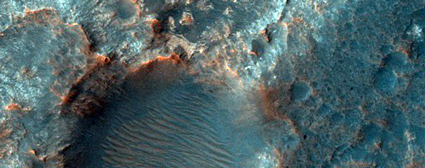 Rocky Region North of Hellas Planitia