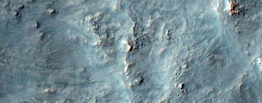Eastern Ejecta and Rays of Istok Crater