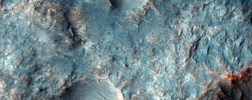 Layers East of Terby Crater