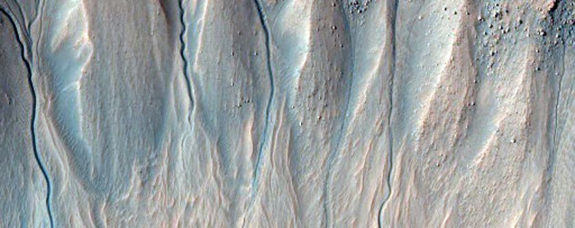 Gullied Crater