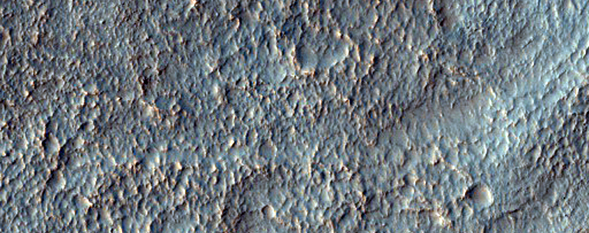 South Mid-Latitude Degraded Crater