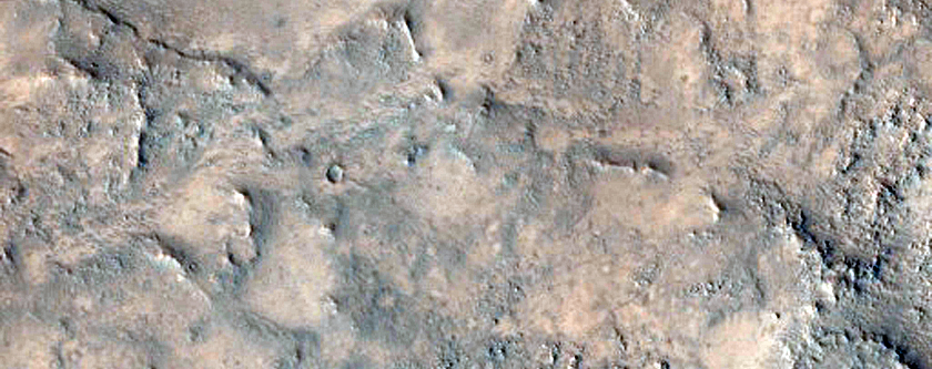 Layers in North West Syrtis Major Planum