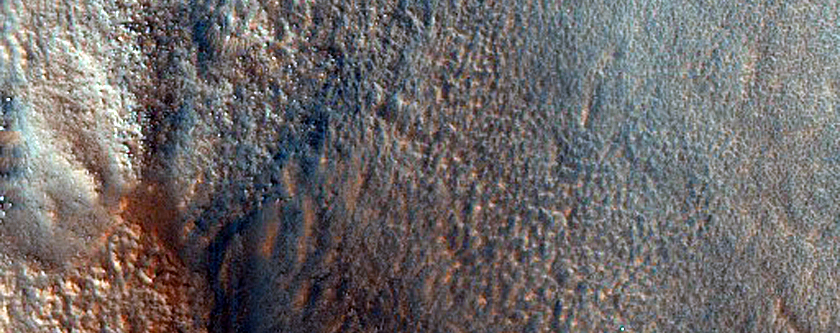 Contact between Upper Plains Unit and Lower Plains in Deuteronilus Mensae