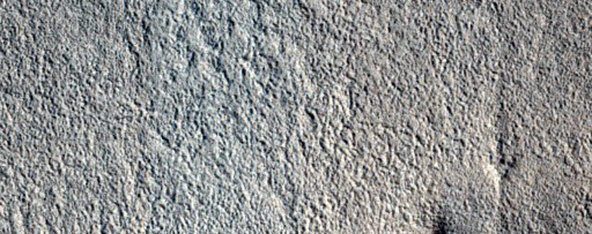 Mesa and Mounds in Utopia Planitia