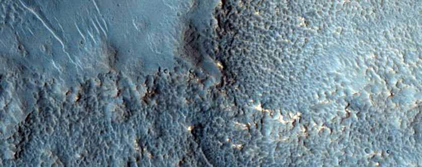 Dissected Cratered Region in Promethei Terra