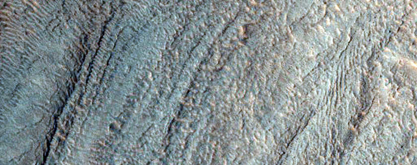 Gullies in Terby Crater