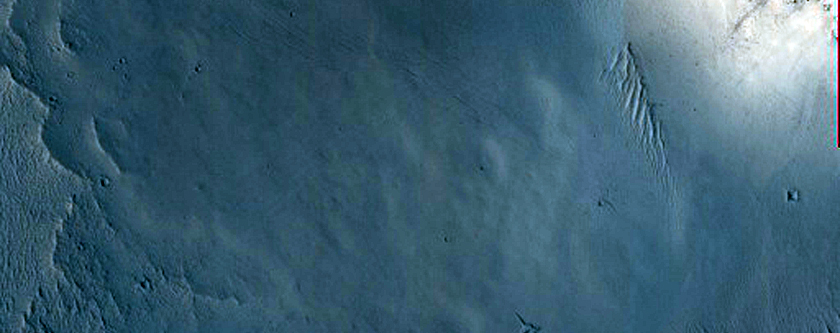 Layers in Depression Near Tikhonravov Crater