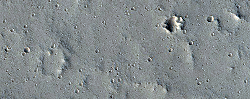 Candidate Recent Impact Site