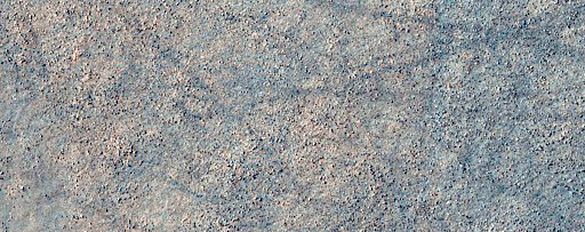 Terrain Boundary Distinct in Night Infrared