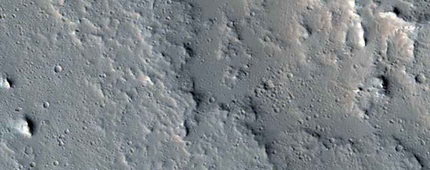 Candidate Recent Impact Site