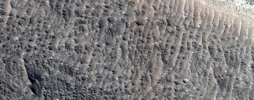 Layers along Hrad Vallis