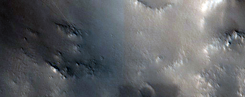 Sample of Nilosyrtis Region Dichotomy Boundary Scarp or Crater