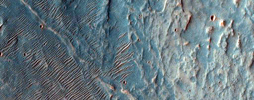 Floor of Crater Adjacent to Babakin Crater