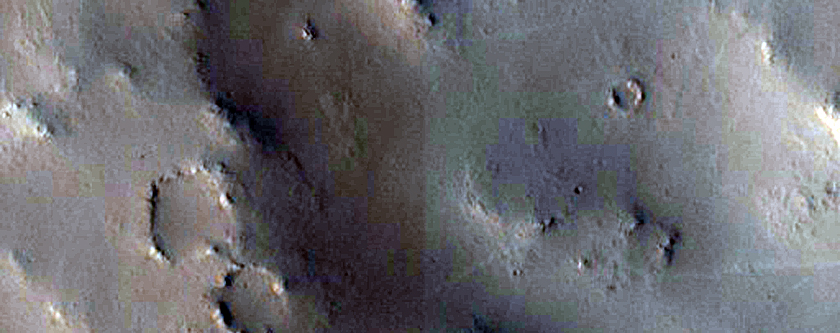 Terrain Near Schiaparelli Crater