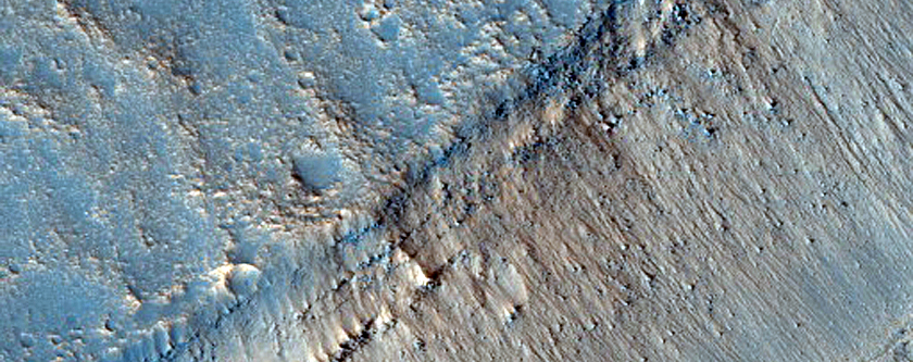 Layers in Mesa South of Cydonia Colles