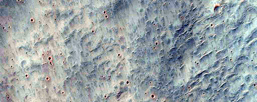 Possible Gullies in Impact Crater