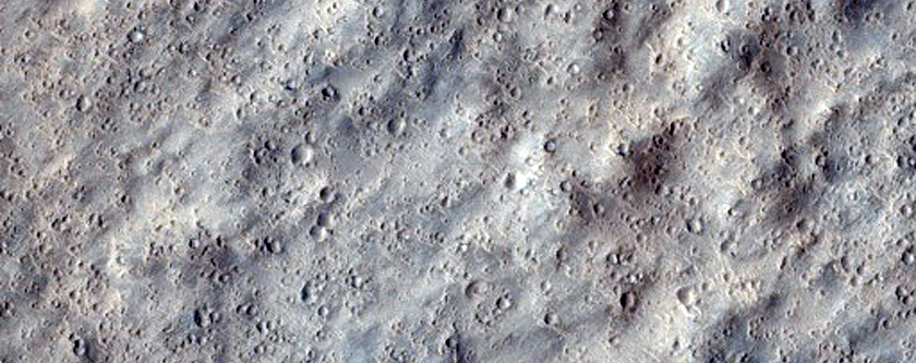 Secondaries Approximately 400 Kilometers from Gratteri Crater