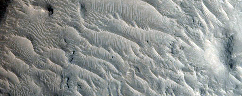 Terrain in Aeolis Mensae