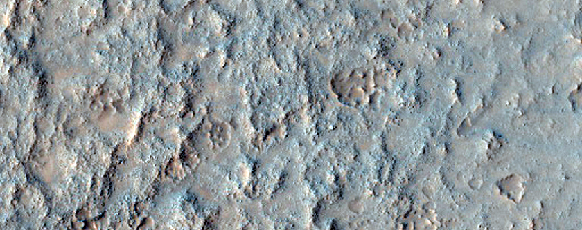Rocky Ground on Floor of Greeley Crater
