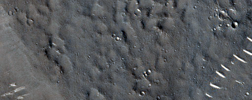 Scarp in Utopia Planitia