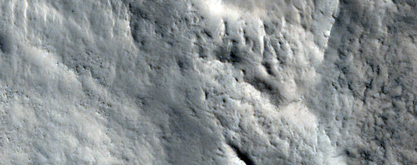 Layers in Crater in Northeast Arabia Terra
