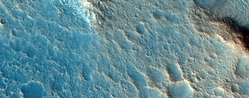 Cap Rock of Streamlined Form in Chryse Planitia
