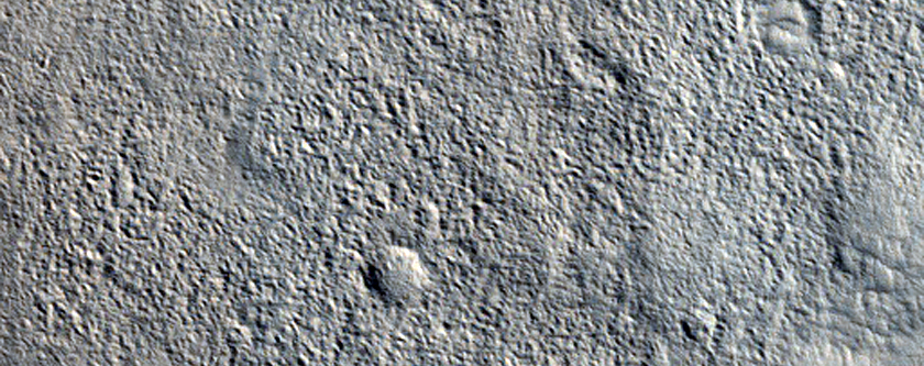 Terrain Sample Near Acheron Fossae Region
