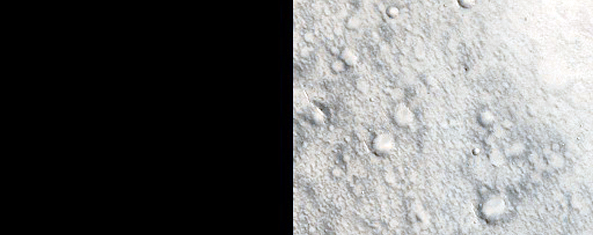 Cratered Cones and Ridges in Isidis Planitia
