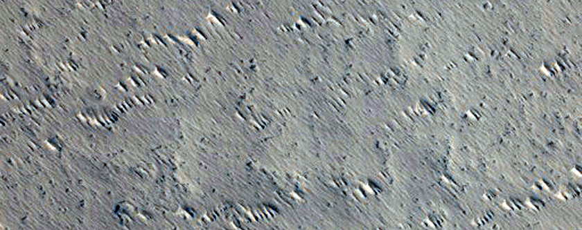 Small Channels along Rim of Echus Chasma
