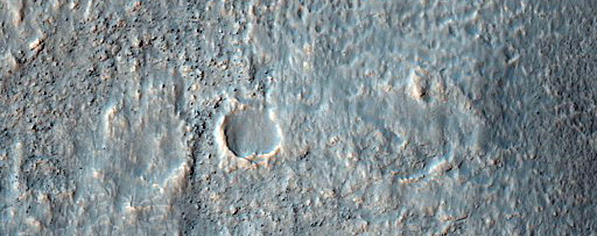 Crater within Crater on Rim of Newton Crater
