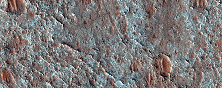 Rocky Unit on Crater Floor
