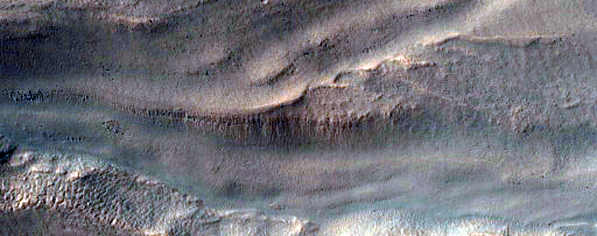 Gullies and Overlying Layers
