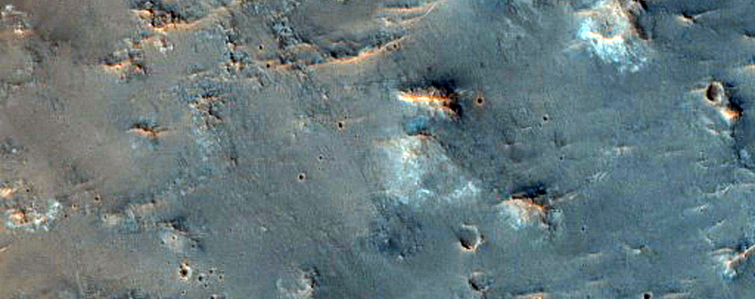 Palos Crater and Surrounding Terrain
