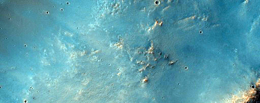 Channel Network Near Huygens Crater
