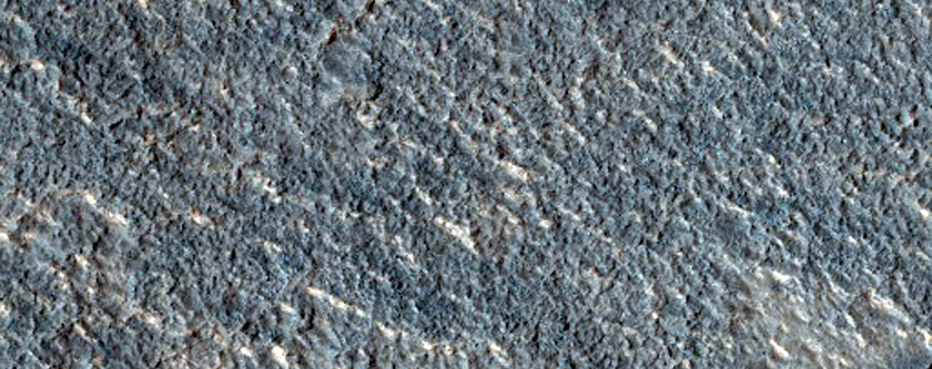 Curved Ridge in Hellas Montes

