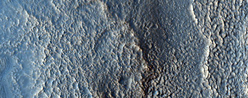 Floor of Crater in Hellespontus Montes Region