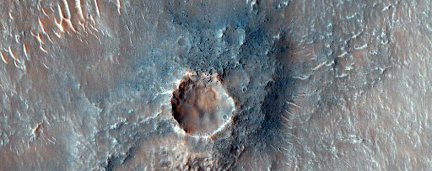 Inverted Channel in Larger Valley in Terra Sirenum

