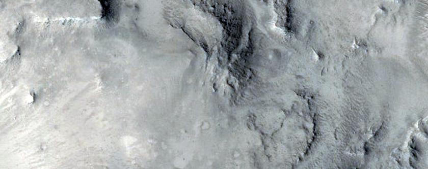 Central Features of Impact Crater
