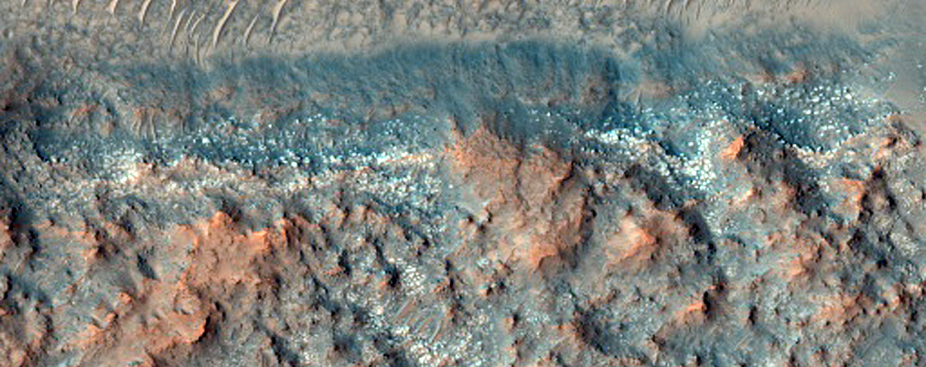 Colorful Mounds and Bedrock in Terra Sirenum
