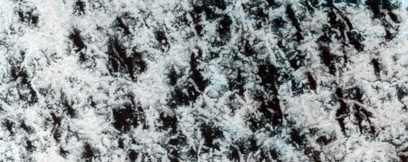 Terrain between South and Main Craters
