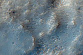 Meander in Channel in Cydonia Mensae
